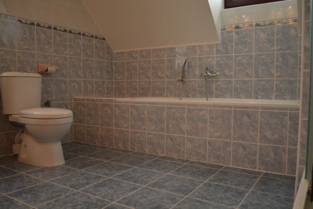 Badkamer van ruim huis met schitterend uitzicht, te koop Tsjechie.